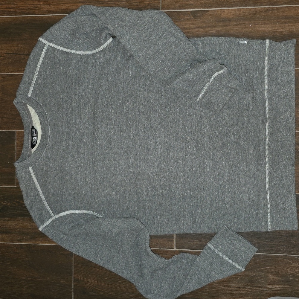The North Face Heather Gray Crewneck